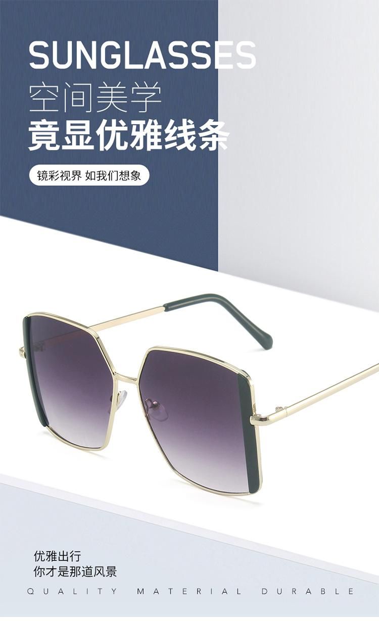 Sunglasses for 2022 New Sunglasses Fashion Big-Frame Glasses Girls Wear Street Sunglasses