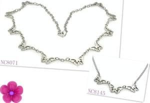 Ladies Accessory Butterfly Stainless Steel Fashion Jewelry Necklace (NC8145, NC8071)