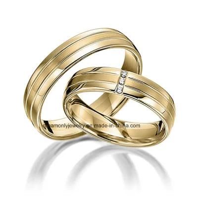 OEM/ODM Gold Plated Wedding Ring Engagement Ring Samples