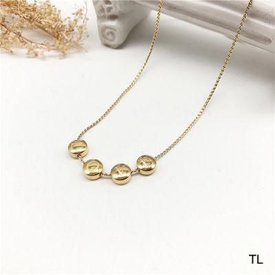 Manufacturer Custom Great Quality Fashion Jewelry Women PVD jewellery 18K Gold Plated Stainless Steel Fashion Necklace