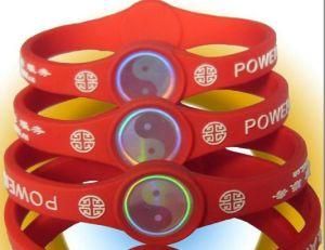 New Power Silicone Balance Bracelet for Promo Gift (RS-PB-0101)