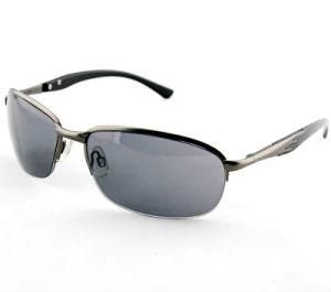 Gun Polarized Metal Fashion Sport Sunglasses for Men (14229)