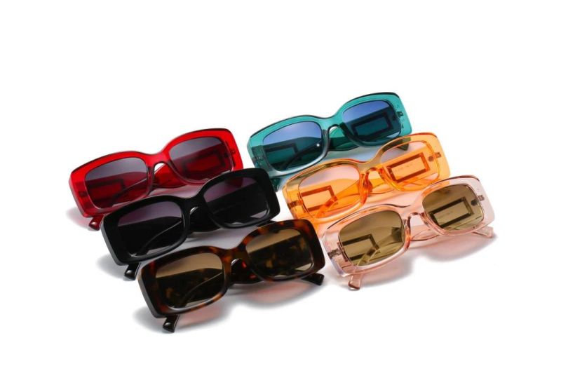 2020 Ready Made Square Colorful Fashion Sunglasses