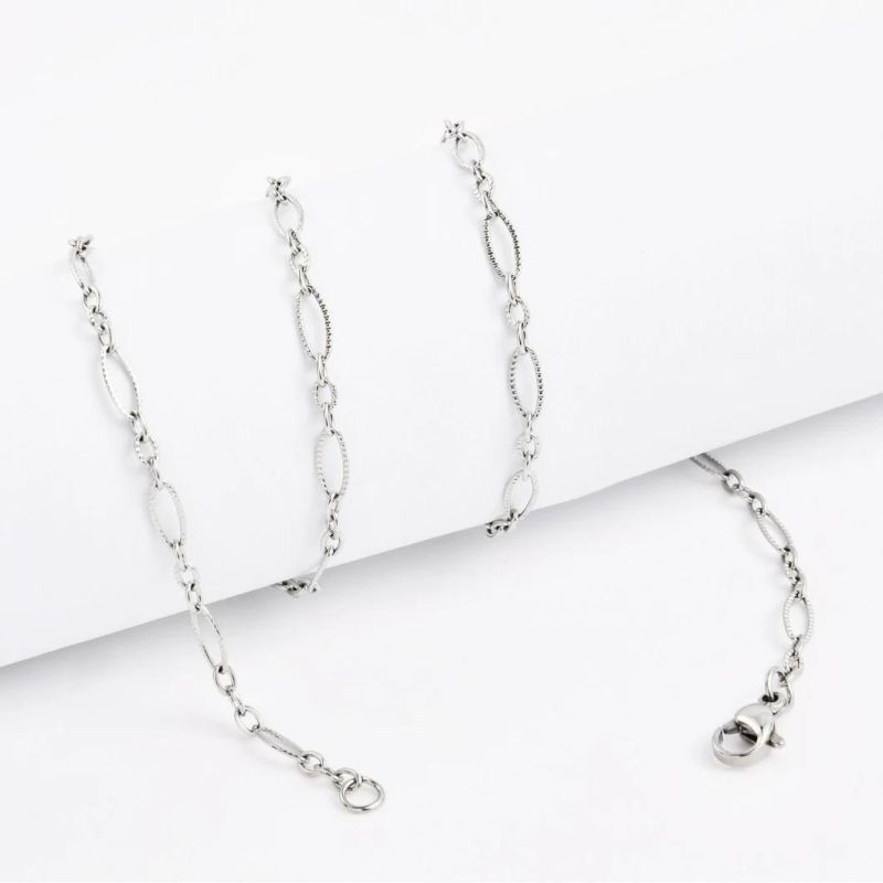 Wholesale Popular Jewelry Design Stainless Steel Plated Bracelet Anklet Necklace for Fashion Women Accessories