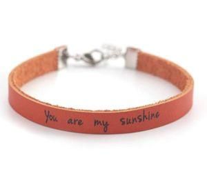 Mom Gifts Leather Bracelet From Daughter Son Bracelets for Women Mother Mama Christmas Birthday Gift