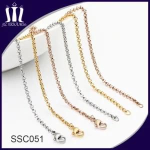 Hot Sale Boy and Girl Colorful 316L Stainless Steel Necklace