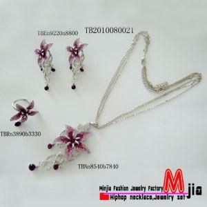 New Zinc Alloy Necklace Set with Fully Rhinestones (TB2010090021)