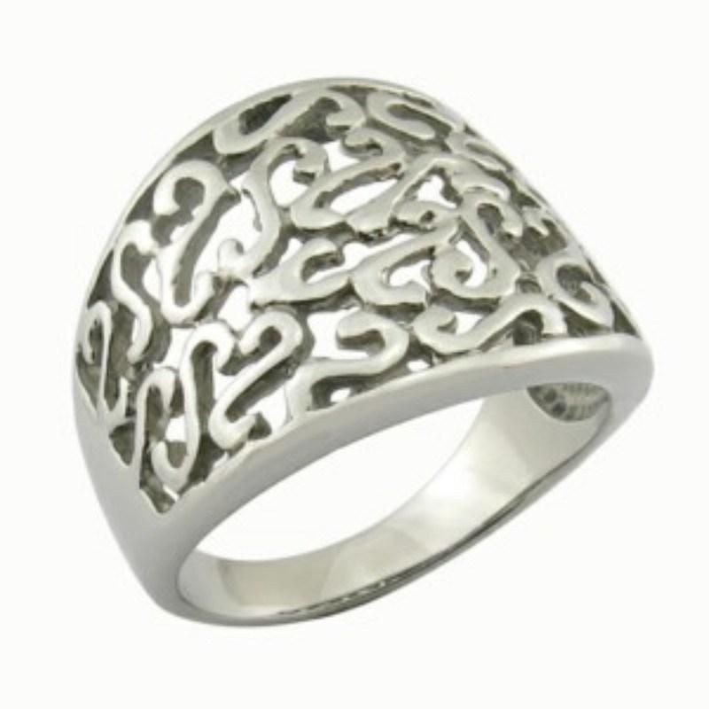 Silver 925 Shiny Handmade Finger Jewelry Ring