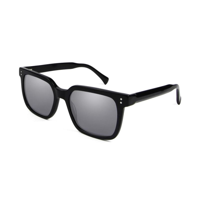 Fashion Acetate Frame Retro Luxury Sunglasses Women Hot Sale Square Myopia Frame Polarized Glasses Men Custom Logo Eyewear