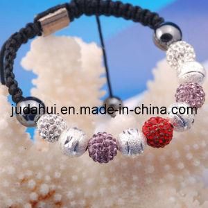 Crystal Jewelry Round Beads Shamballa Bracelet (KJL-BL2685)