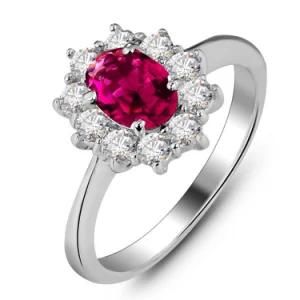 Elegant Gorgeous Solid 925 Sterling Silver Ruby Ring