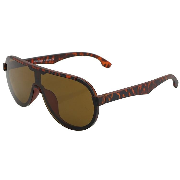 2019 Newly Simple One Piece Lens Fashion Sunglasses