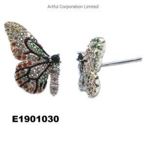 New Fashion Butterfly 925 Sterling Silver Earring