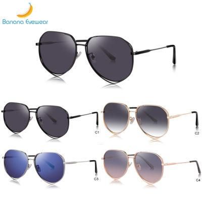 Classic Men Style Metal Sunglasses UV400 Blocking with Ready Goods