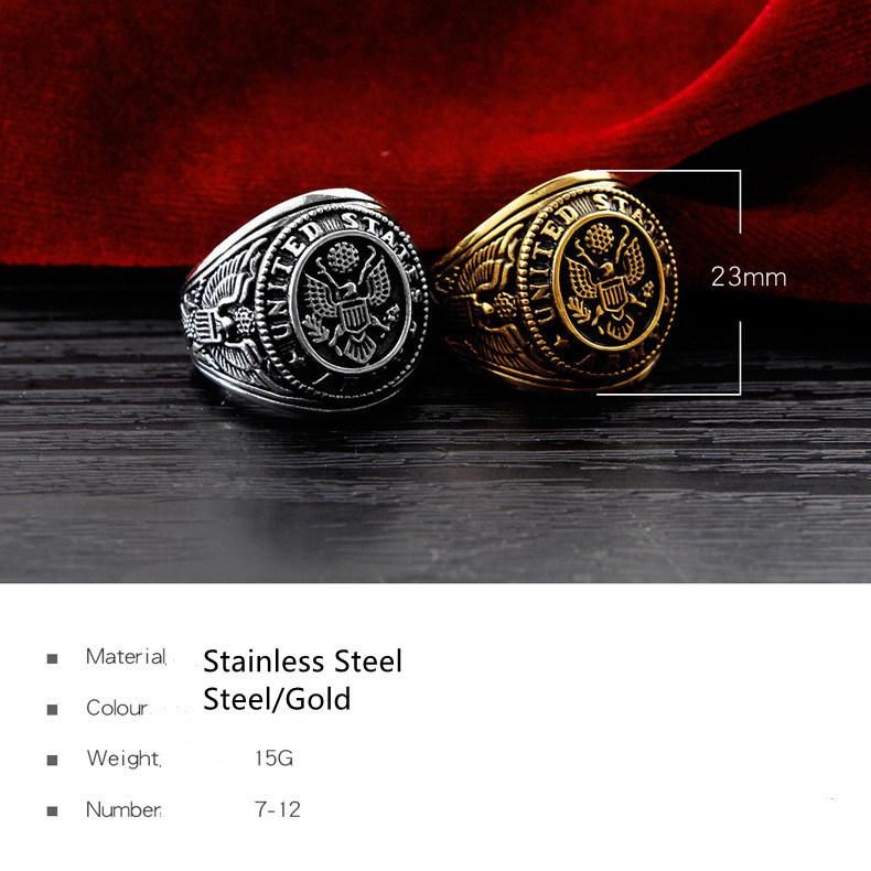 Stainless Steel Jewelry Mens Ring