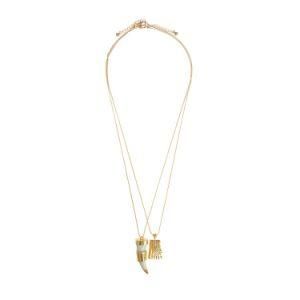 Fashion Retro Long Alloy Jewelry Necklace with Simulation Teeth