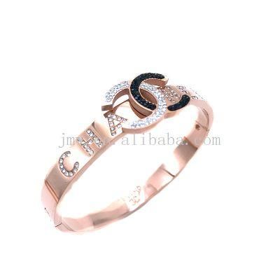 Gold CZ Blend Paved Iced Women&prime;s Bracelet Rose Gold Silver Women&prime;s Luxury Bracelet