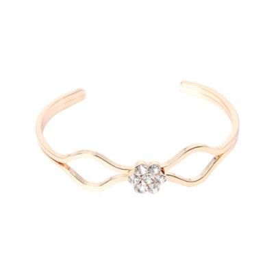 2020fashion Jewelry Glod Bracelet with Four Leaf Clover Rhinestone