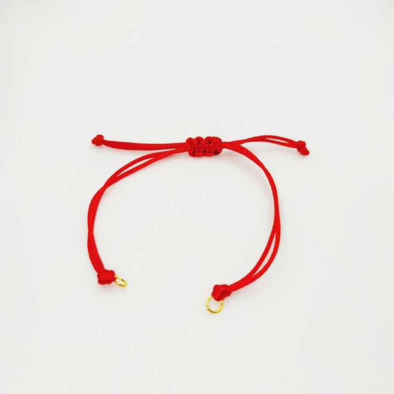 Hand Braided Rope Adjustable Semi-Finished DIY Accessories Lovers Bracelet