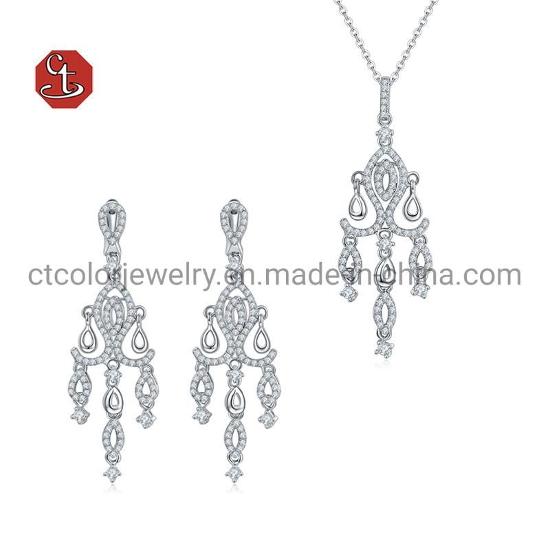 Wholesale 925 Sterling Silver Creative Design Fashion Jewelry Cubic Zircon Earring