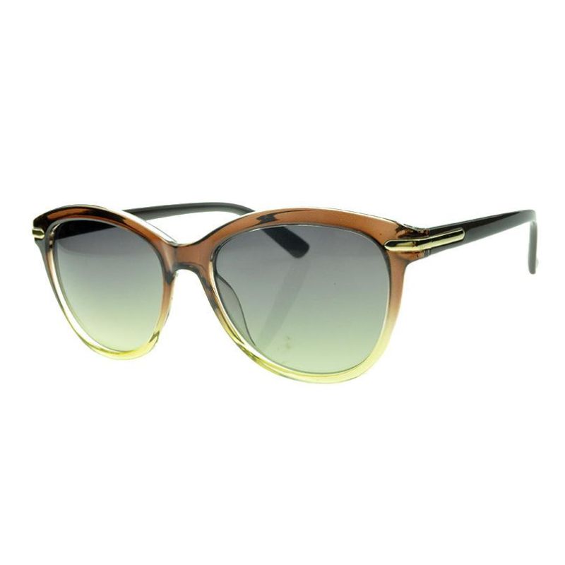 2018 Classical Cat Eye Fashion Sunglasses with Transparent Color