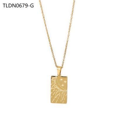 Manufacturer Custom Jewelry Name Necklace Personalised, Stainless Steel Necklace Design Jewelry, Pendant Necklace for Women