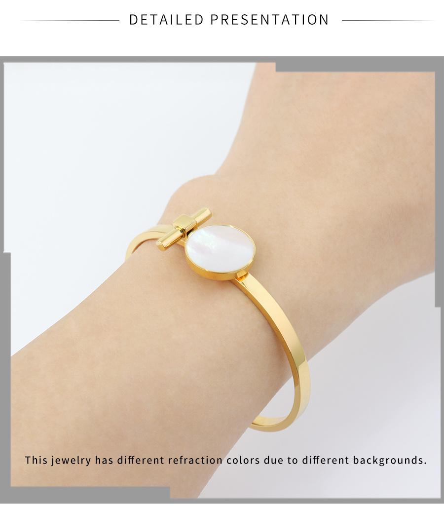 Versatile, Simple and Elegant Women′ S 14K Gold Fritillaria Bracelet