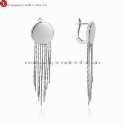 Fashion jewelry High Quliaty Latest Long Tassel Earrings for gift