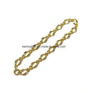 S1108 Brass Chain with Spring Ring Clasp Bracelet