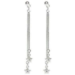 Fashion Stud Pin Type Earring in 925 Sterling Silver
