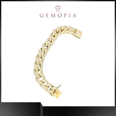 Hip Hop Jewelry 14K 18K Gold Bracelet