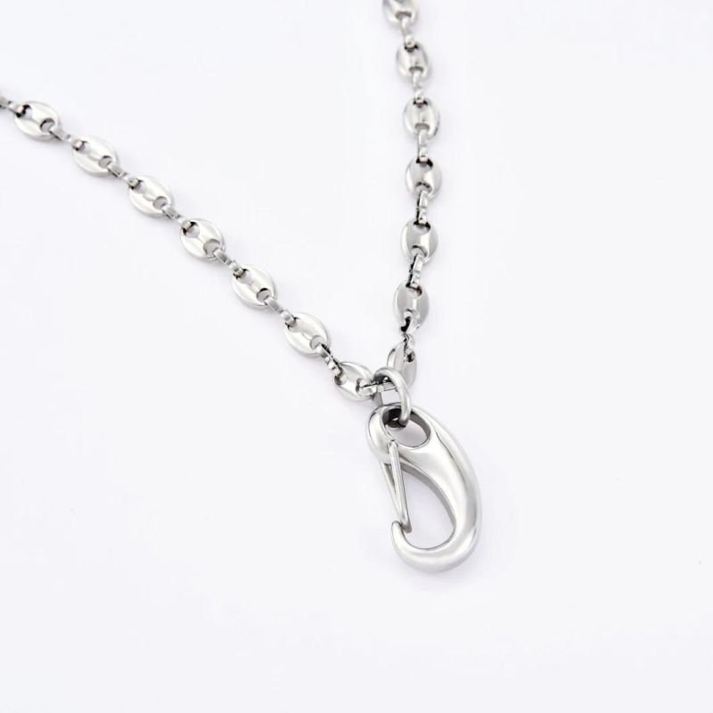 New Fashion Accessories Clasper Pendant Fashion Jewelry Coffie Bean Chain Necklace