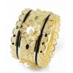 Big Size Flower Copper Material Fashion Jewelry Bangle (A04355B1S)