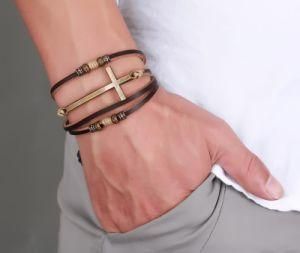 Adjustable Bohemia Rope Chain Leather Bracelet