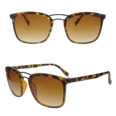 Custom Plastic Frame Sunglasses with Twin Bridges