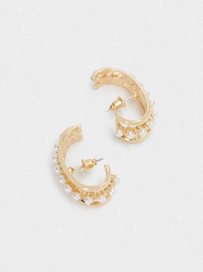 European and American Fashion Simple Metal Earrings Jewelry