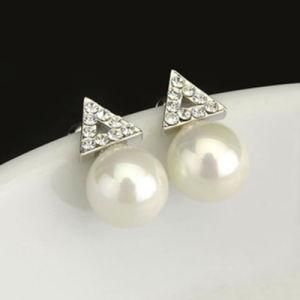 Lady Fashion Pearl Earring Stud Earring