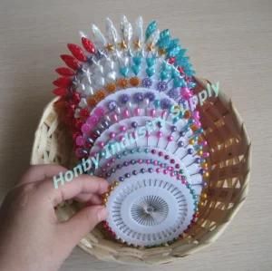 Different Plastic Head Shaped Sewing Pin Wheel Packing