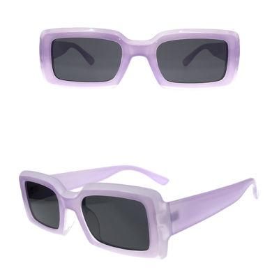 Rectangle Crystal Frame Stylish Colorful Fashion Sunglasses Unisex