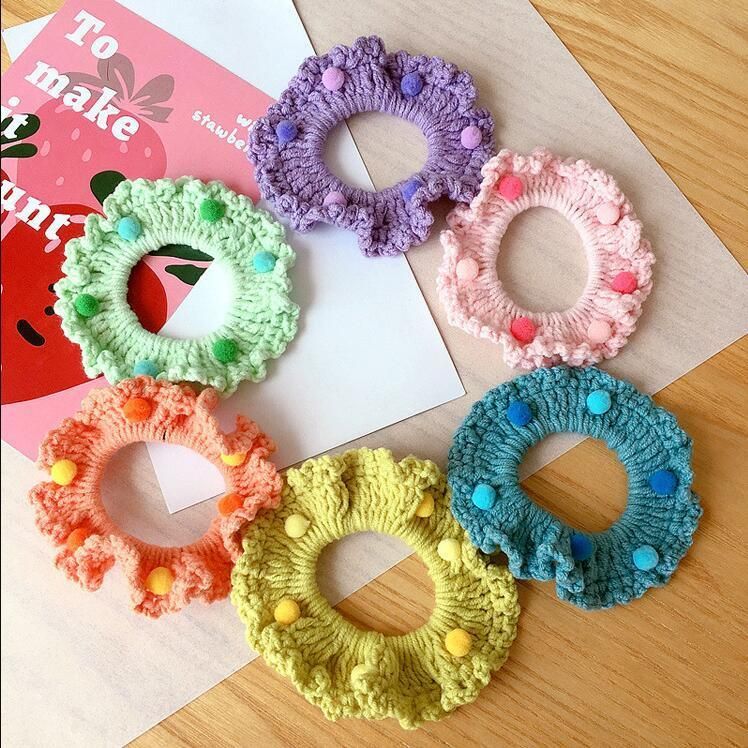 Crochet Elastic Hair Bands Customized Ym211