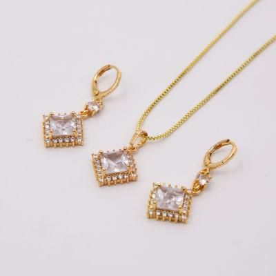 Wholesale 18K Gold Plated Fashion Jewelry Set for Girls