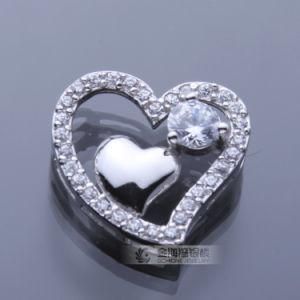 Double Heart Classic 925 Sterling Silver Pendant