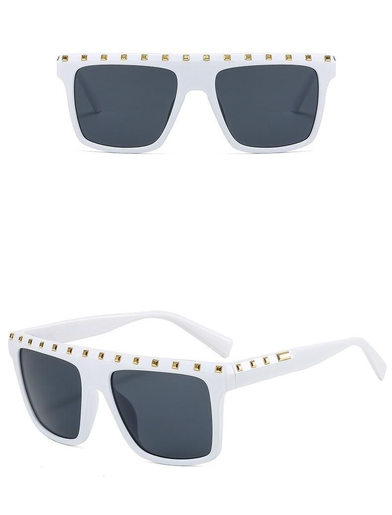 2022 Fashion Style Rivet Sunglasses Custom Sunglasses