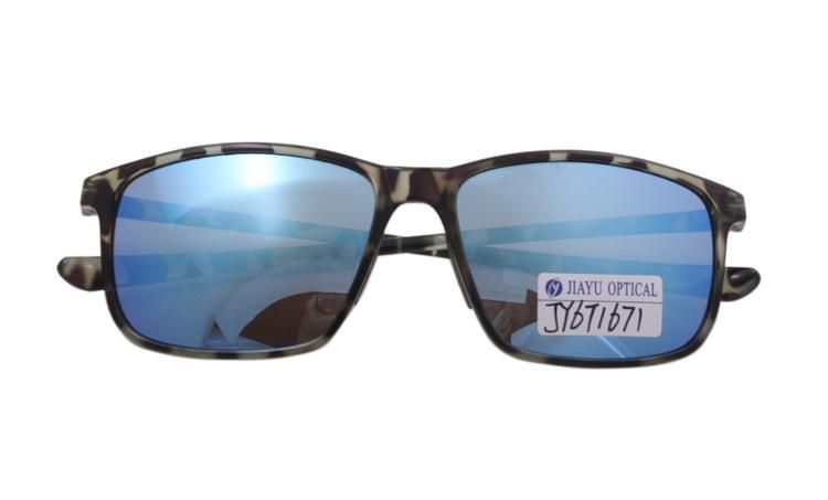 Xiamen Manufacturer Fashion CE UV400 Mirror Polarized Unisex Plastic Sunglasses