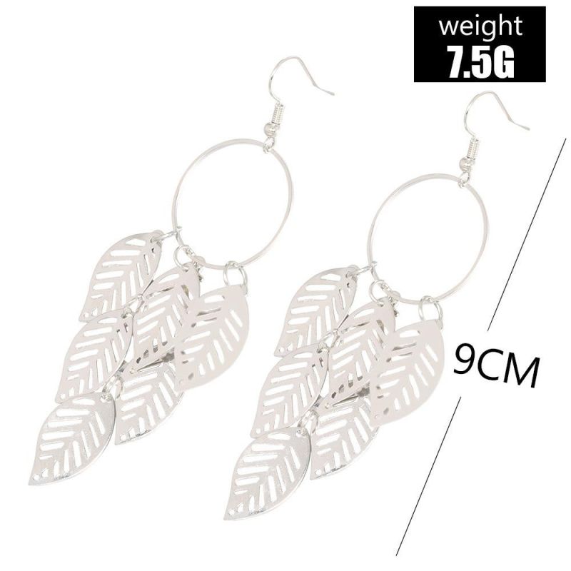 Wholesale Jewelry Drop Earring with Leaves
