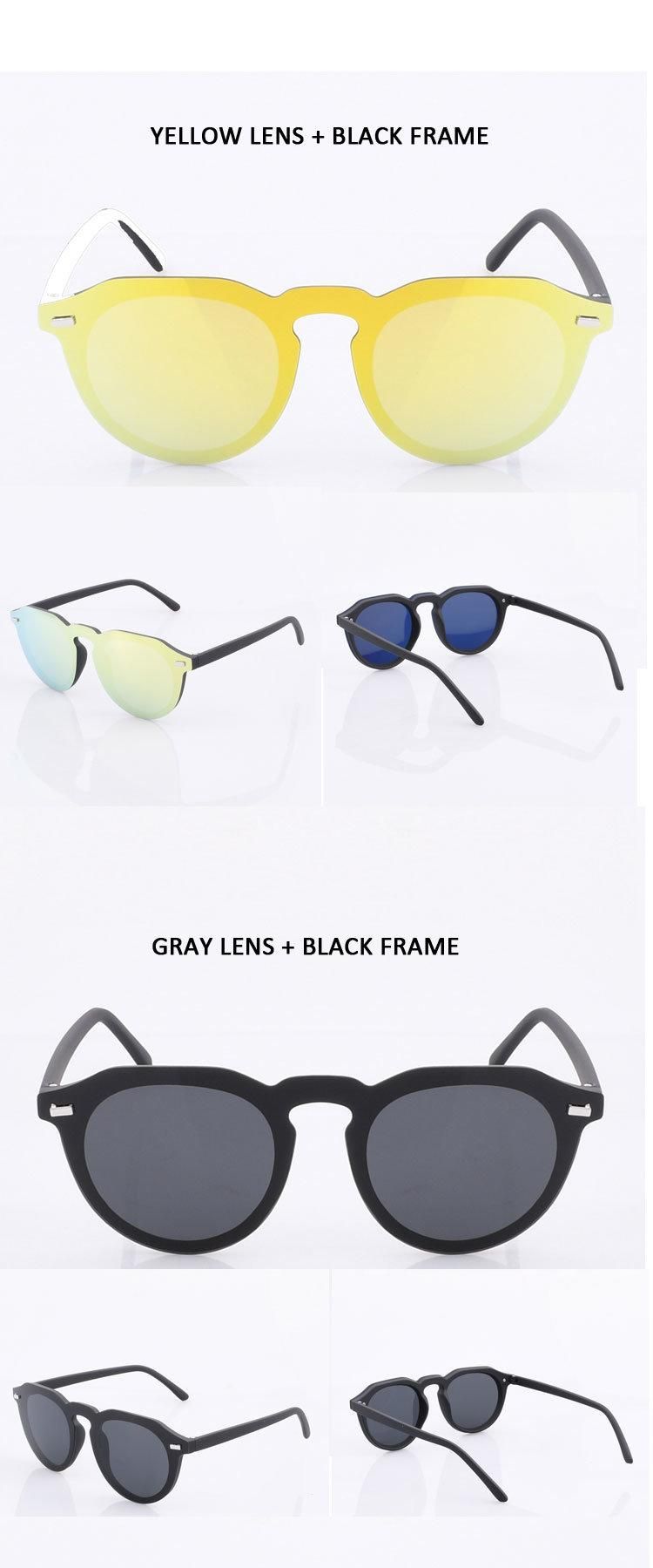 Newest Colorful Shades Manufacturer Sunglasses China Fashion Rimless Polarized Sunglasses
