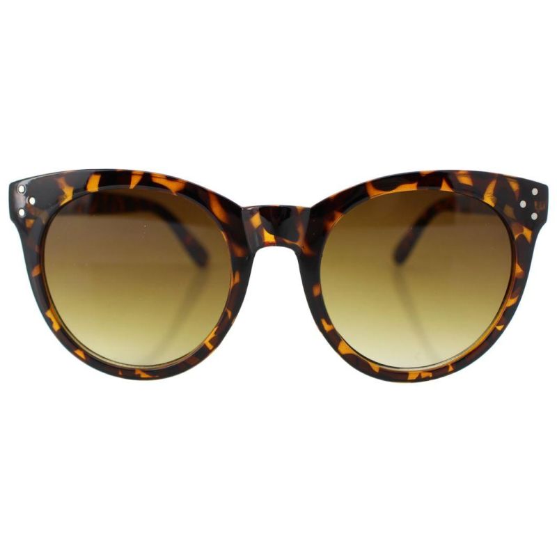2020 Oversized Cateye Fashion Sunglasses with Silver Rivers