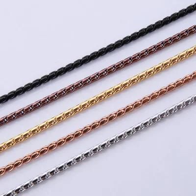 Fashion Jewelry Stainless Steel Cobra Chain for Custom Necklace