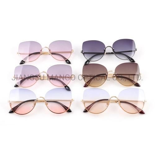 Semi Rim Flying Enjoy Vacation Lady Sunglasses