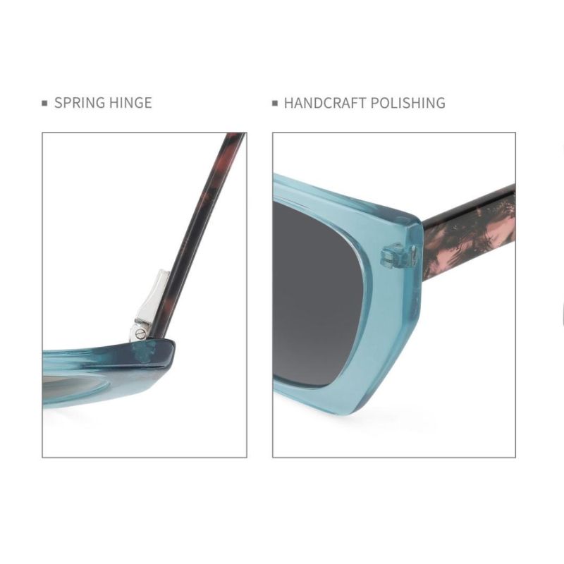 New Arriving Outdoor Square Customized Logo Sun Glasses Injection Acetate Sunglasses for Unisex